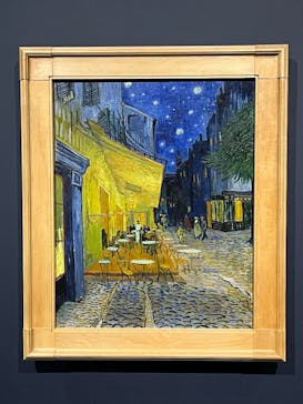 阪神・淡路大震災30年 　　大ゴッホ展　夜のカフェテラスに投稿された画像（2026/1/14）