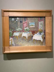 阪神・淡路大震災30年 　　大ゴッホ展　夜のカフェテラスに投稿された画像（2026/1/16）