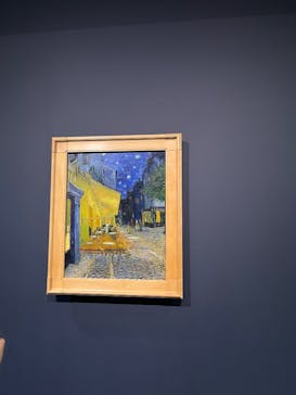 阪神・淡路大震災30年 　　大ゴッホ展　夜のカフェテラスに投稿された画像（2026/1/16）