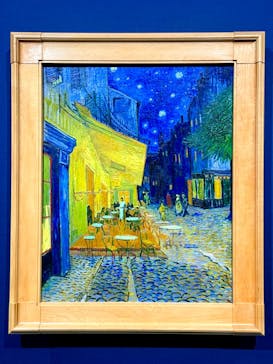 阪神・淡路大震災30年 　　大ゴッホ展　夜のカフェテラスに投稿された画像（2026/1/17）