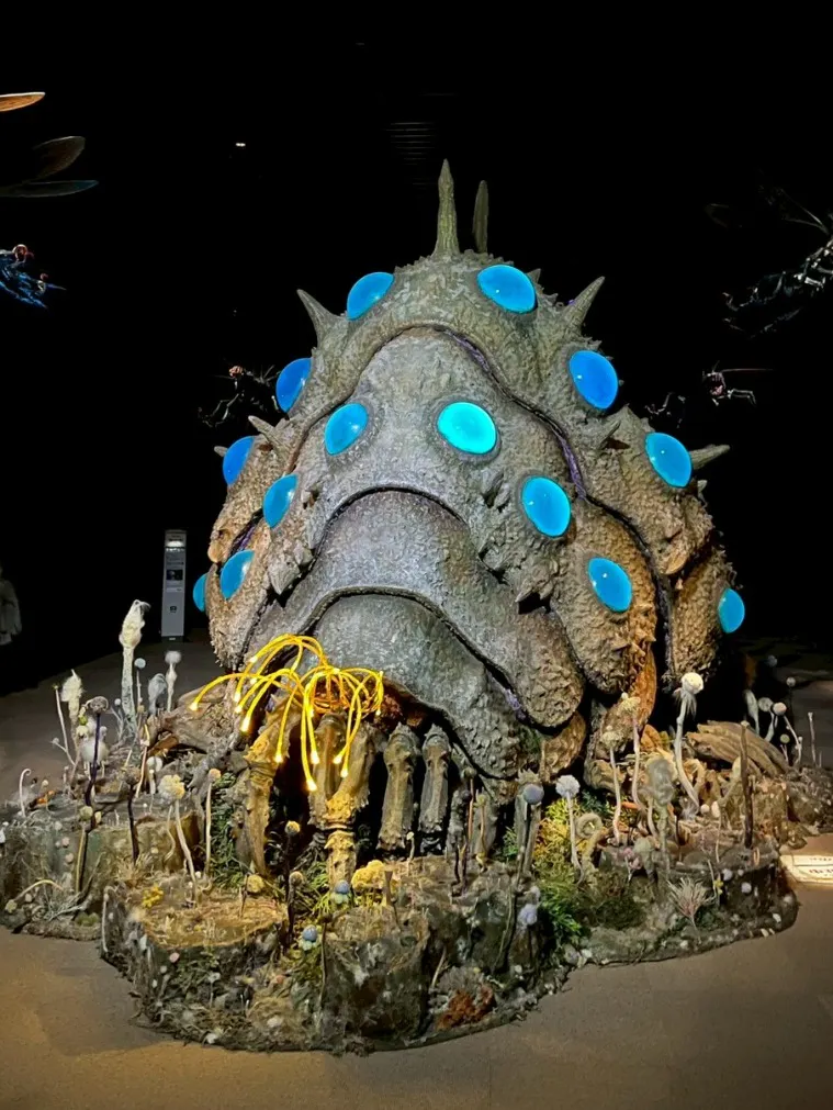 金曜ロードショーとジブリ展（静岡展）の口コミ ｜王蟲の精巧な作りに