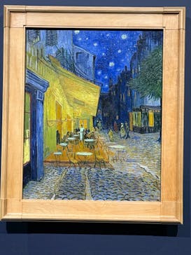 阪神・淡路大震災30年 　　大ゴッホ展　夜のカフェテラスに投稿された画像（2026/2/1）