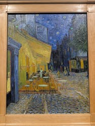 阪神・淡路大震災30年 　　大ゴッホ展　夜のカフェテラスに投稿された画像（2026/2/19）