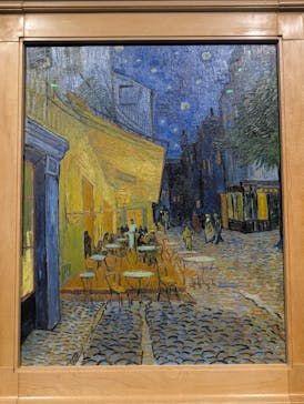 阪神・淡路大震災30年 　　大ゴッホ展　夜のカフェテラスに投稿された画像（2026/2/19）