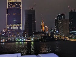 東京湾夜景クルーズ＜横浜港→東京（竹芝桟橋）＞に投稿された画像（2026/3/16）