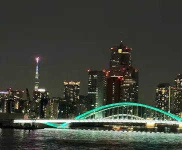 東京湾夜景クルーズ＜横浜港→東京（竹芝桟橋）＞に投稿された画像（2026/3/28）