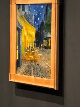 大ゴッホ展　夜のカフェテラスに投稿された画像（2026/4/29）