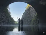 清津峡渓谷トンネルに投稿された画像（2026/5/9）