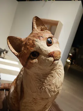 はしもとみお木彫展 いきものたちとの旅（氷見市芸術文化館）に投稿された画像（2026/5/9）