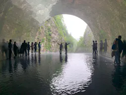 清津峡渓谷トンネルに投稿された画像（2026/5/17）