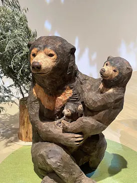 はしもとみお木彫展 いきものたちとの旅（氷見市芸術文化館）に投稿された画像（2026/5/24）