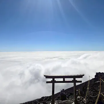富士山吉田ルート（山梨県）に投稿された画像（2026/7/8）
