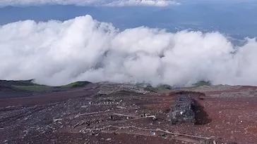 富士山吉田ルート（山梨県）に投稿された画像（2026/7/13）
