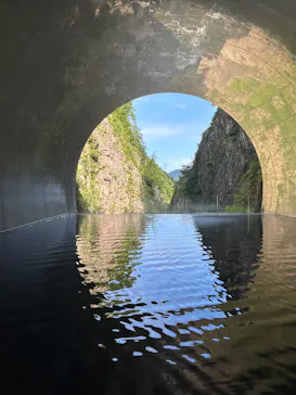 清津峡渓谷トンネルに投稿された画像（2026/8/9）