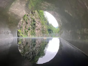 清津峡渓谷トンネルに投稿された画像（2026/8/10）