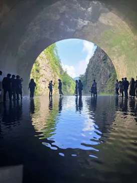 清津峡渓谷トンネルに投稿された画像（2026/8/10）