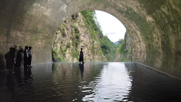 清津峡渓谷トンネルに投稿された画像（2026/8/11）