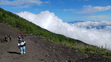 富士山吉田ルート（山梨県）に投稿された画像（2026/8/13）