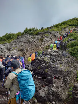 富士山吉田ルート（山梨県）に投稿された画像（2026/8/14）