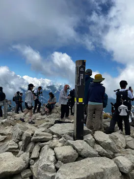 白馬八方尾根に投稿された画像（2026/8/15）
