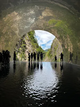 清津峡渓谷トンネルに投稿された画像（2026/8/15）
