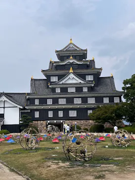 岡山城天守に投稿された画像（2026/8/16）