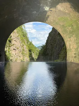 清津峡渓谷トンネルに投稿された画像（2026/8/16）
