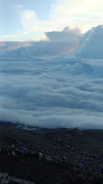 富士山吉田ルート（山梨県）に投稿された画像（2026/8/16）