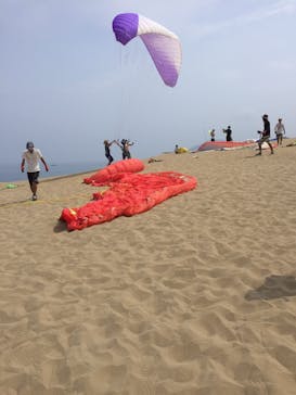 鳥取砂丘パラグライダー体験スクール（砂丘本舗）に投稿された画像（2015/8/13）