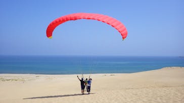 鳥取砂丘パラグライダー体験スクール（砂丘本舗）に投稿された画像（2015/8/12）