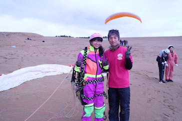 鳥取砂丘パラグライダー体験スクール（砂丘本舗）に投稿された画像（2016/12/11）