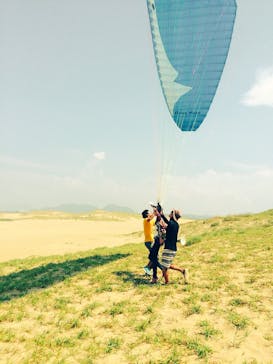鳥取砂丘パラグライダー体験スクール（砂丘本舗）に投稿された画像（2015/8/6）