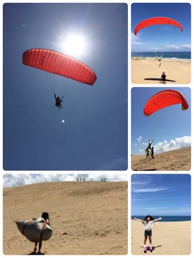 鳥取砂丘パラグライダー体験スクール（砂丘本舗）に投稿された画像（2015/8/24）