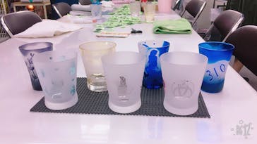 サンドブラスト本部教室 砂で削るガラス工芸教室に投稿された画像（2017/8/1）