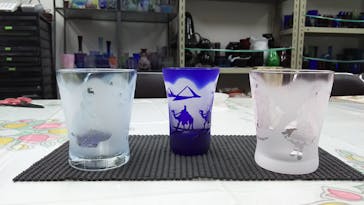 サンドブラスト本部教室 砂で削るガラス工芸教室に投稿された画像（2015/11/22）