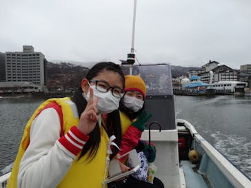 諏訪湖観光汽船に投稿された画像（2017/4/9）