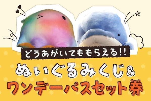 直チケ＞どうあがいてももらえるぬいぐるみくじワンデーパスセット券