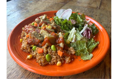 b.【平日限定】おふろcafé ハレニワの湯（入館料＋選べるお食事付）