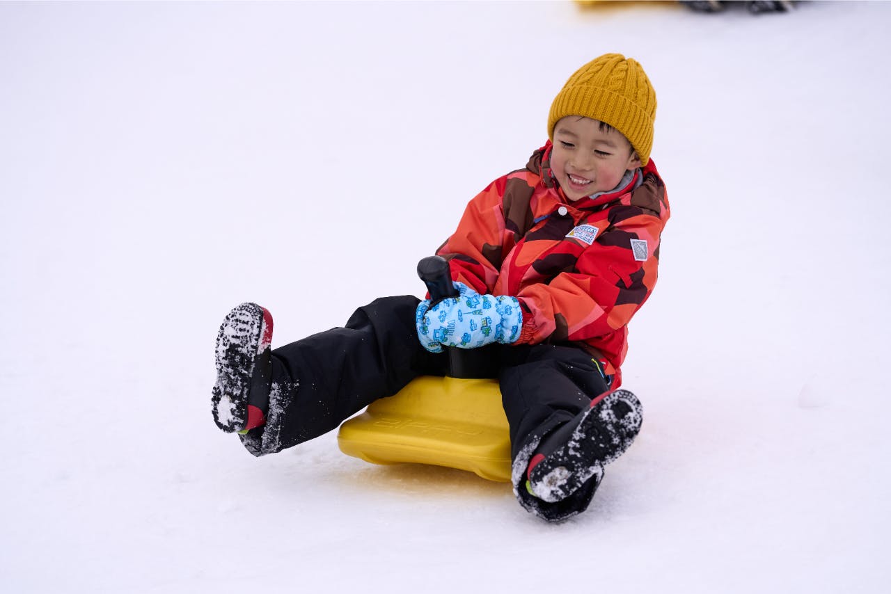 【平日限定】水上高原 藤原スキー場　ソリ遊びバイキング利用券