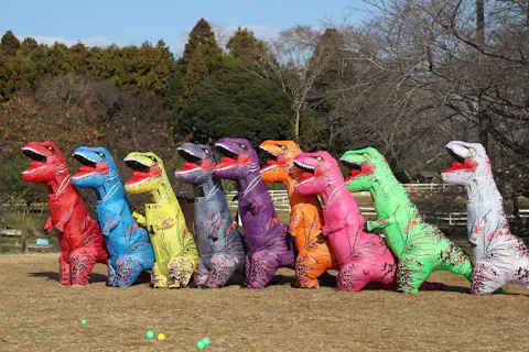 【まきばの恐竜レース】レンタル恐竜スーツ