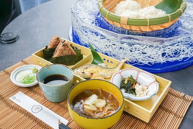 【330円割引】おふろcafé白寿の湯　流しそうめん定食プラン