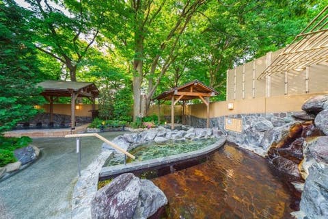 【平日限定・30円割引】昭島温泉 湯楽の里 クーポン（レンタルタオルセット＋ソフトドリンク）