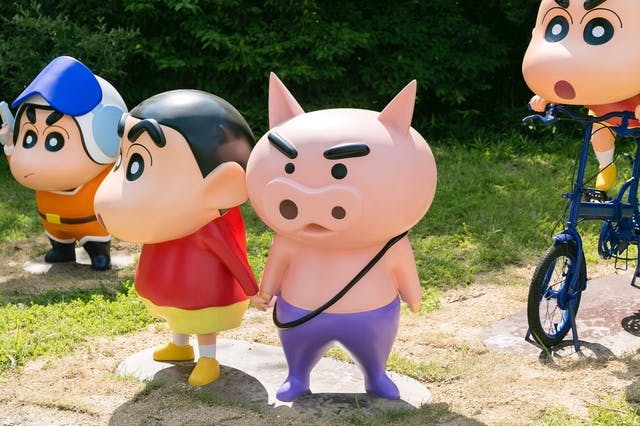 ニジゲンノモリ クレヨンしんちゃんアドベンチャーパーク遊び