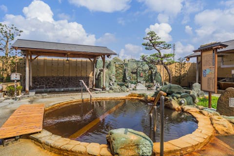 【特定期間12/27～1/5・50円引】市原温泉　湯楽の里（販売タオル+レンタルバスタオル）