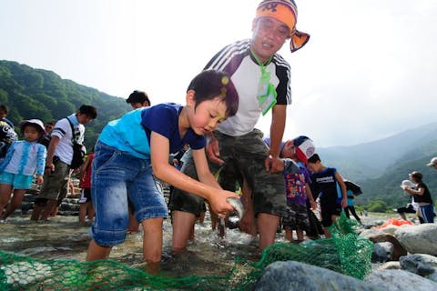 【600円割引】Hakuba47マウンテンスポーツパーク　魚のつかみ取り体験！