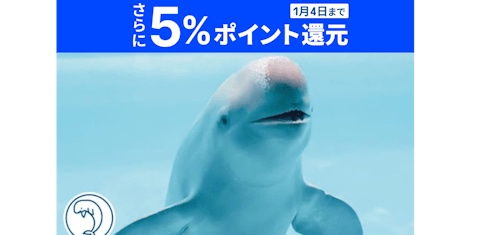 超特割！【最大14％割引＋さらに5%ポイント還元（1/4まで）】福岡・マリンワールド海の中道　WEB入場チケット
