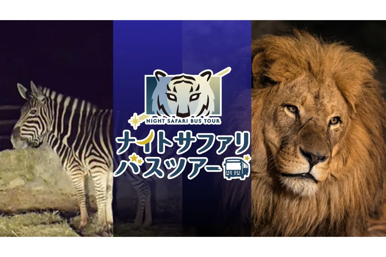 【運行日限定】群馬サファリパーク　日中入園料＋ナイトサファリ セットチケット