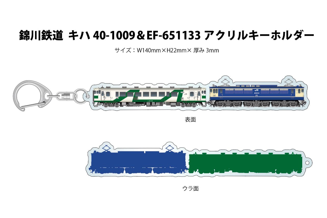 運転台見学＆ノベルティ（限定キーホルダー）＆錦川鉄道一日乗車券付き