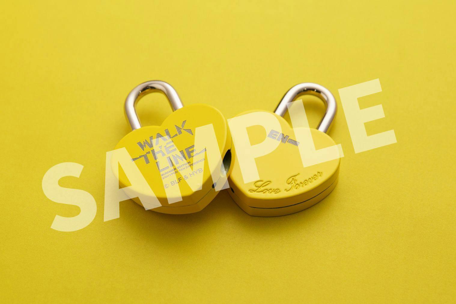 enhypen ハートロック 梅田 推し旅 空中庭園 □特典付入場券＋限定デザイン オリジナルハートロック・白