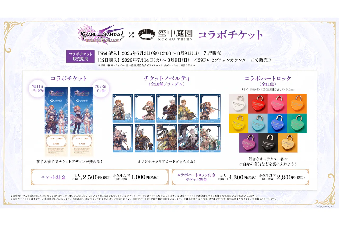 GRANBLUE FANTASY: Relink - Endless Ragnarok』 ハートロック付コラボ